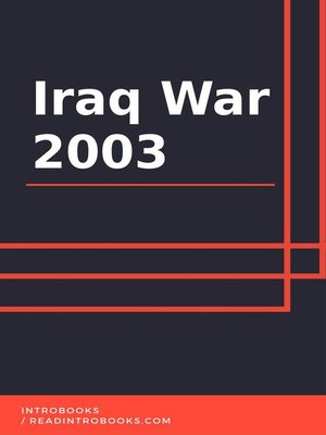 cover image of Iraq War 2003